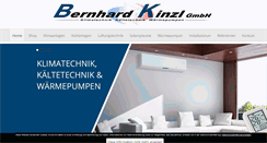 Desktop Screenshot of kinzl.at