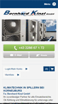 Mobile Screenshot of kinzl.at